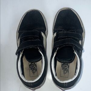 Vans Kids Black and White Sneakers